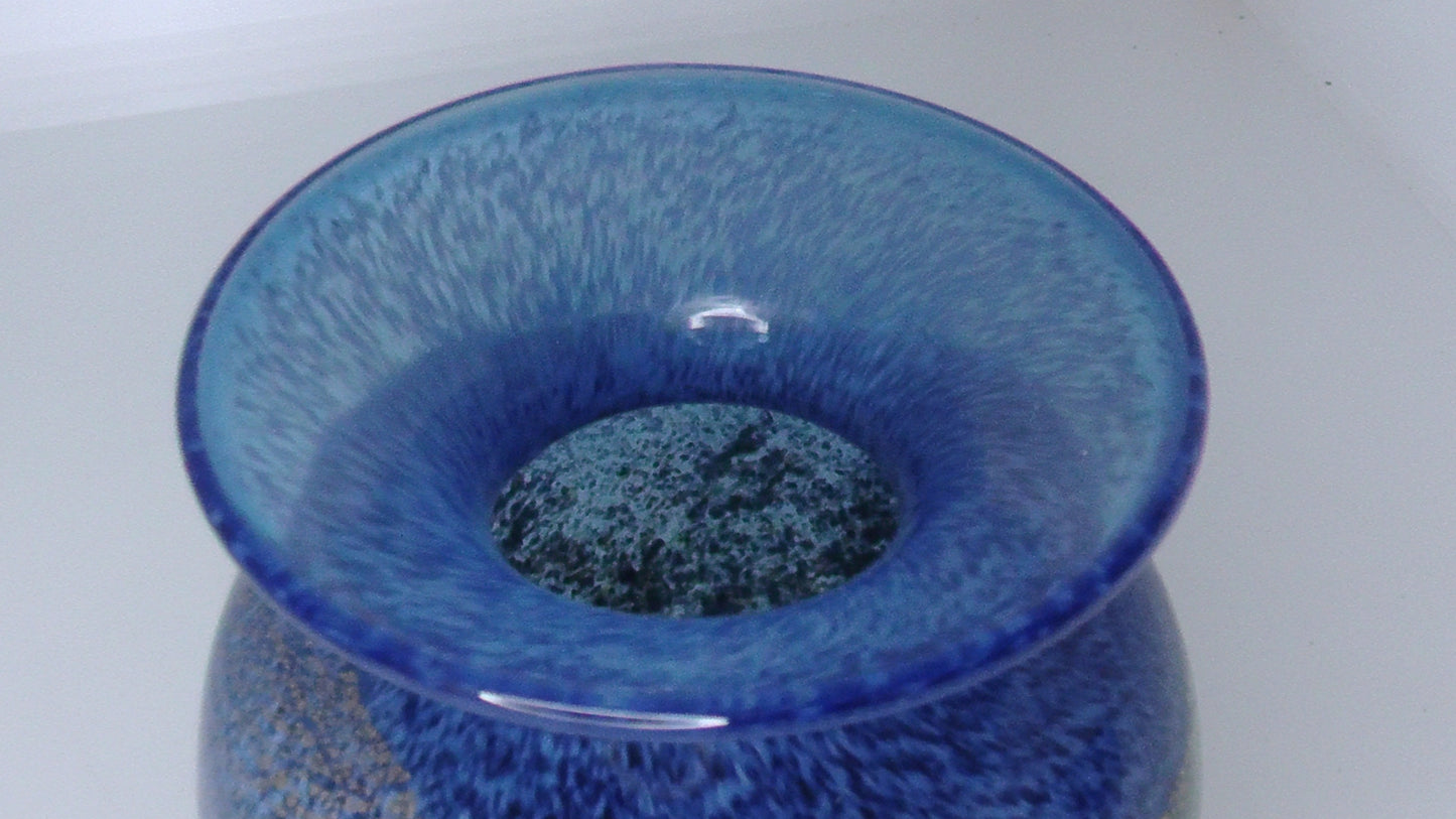 Isle of Wight Gold Flecked Vase