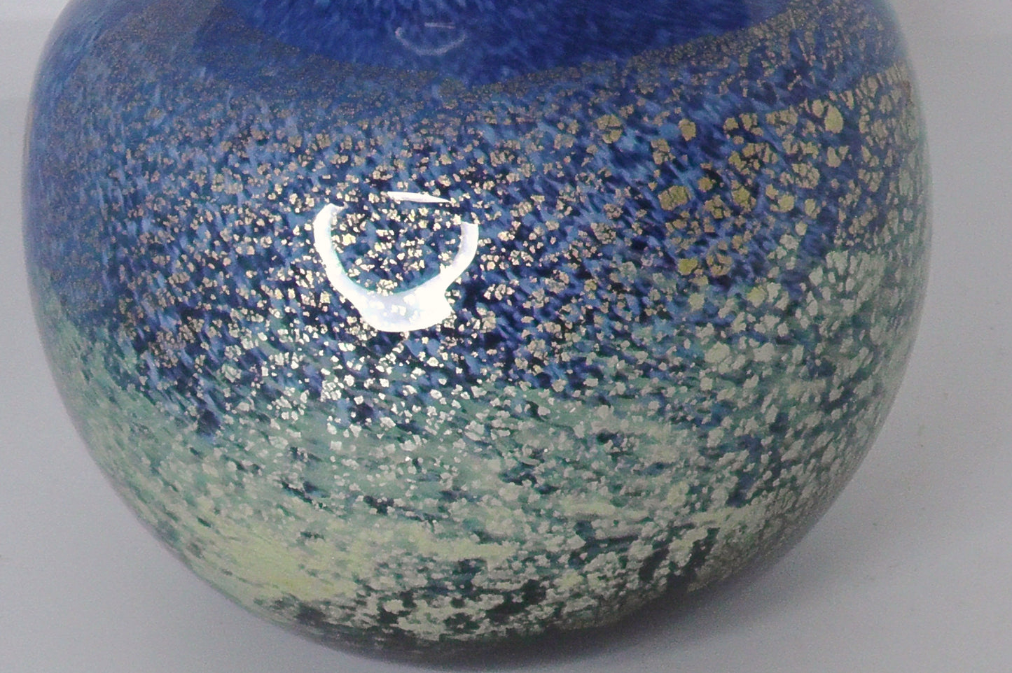 Isle of Wight Gold Flecked Vase