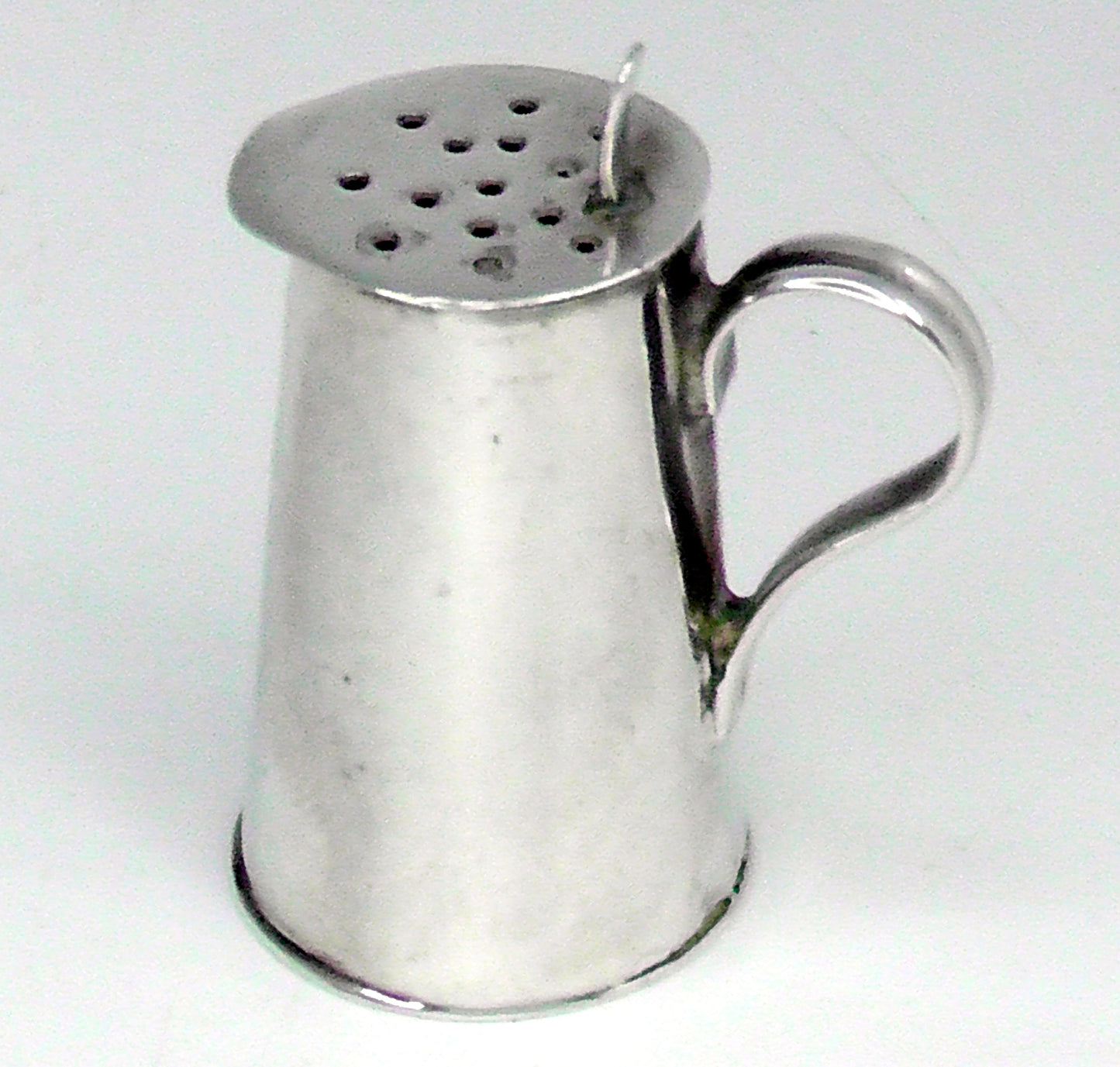 Solid Silver Jug Pepperette by Saunders & Shepherd dates 1896