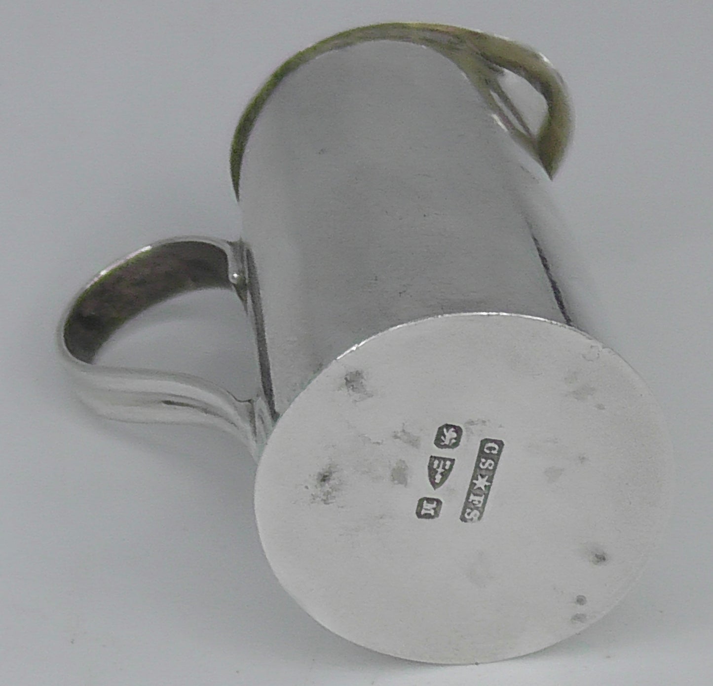 Solid Silver Jug Pepperette by Saunders & Shepherd dates 1896