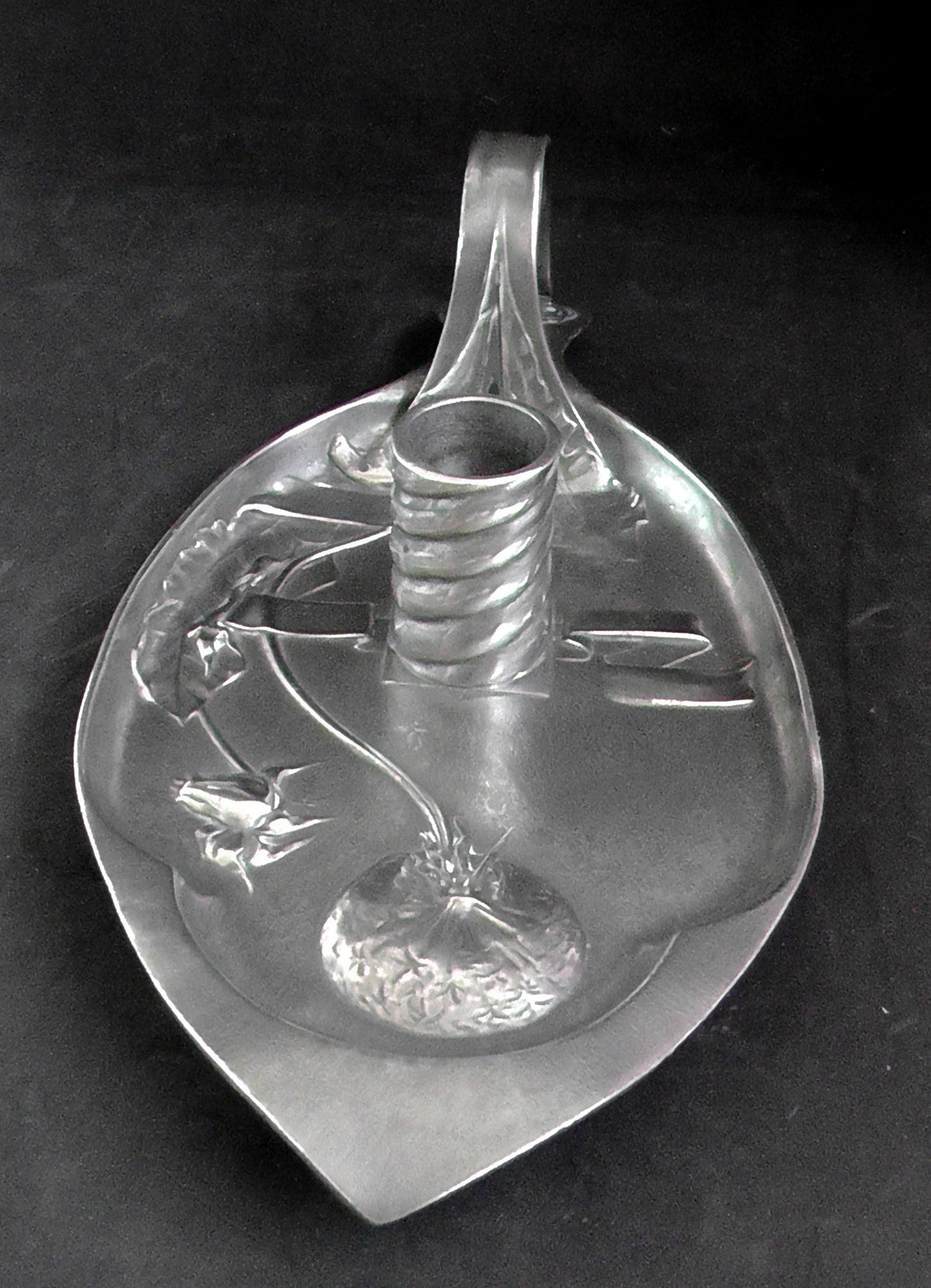 Kayzerzinn Art Nouveau Pewter Candle/Chamberstick #1