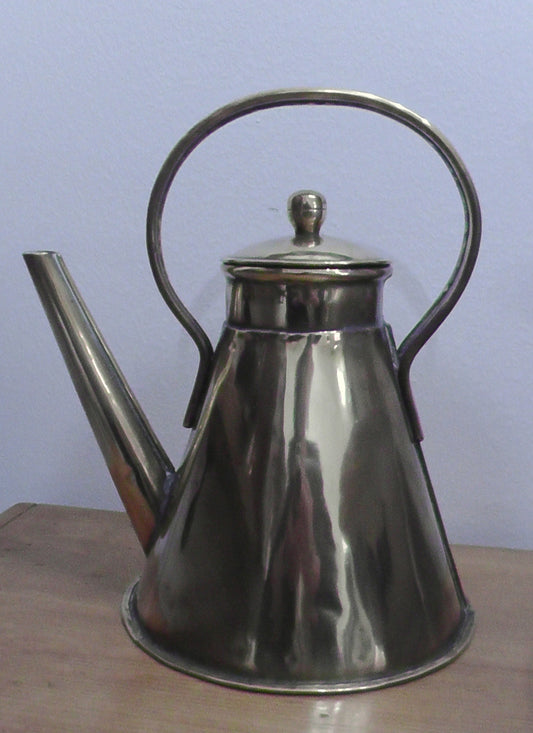 Vintage Brass Conical Kettle