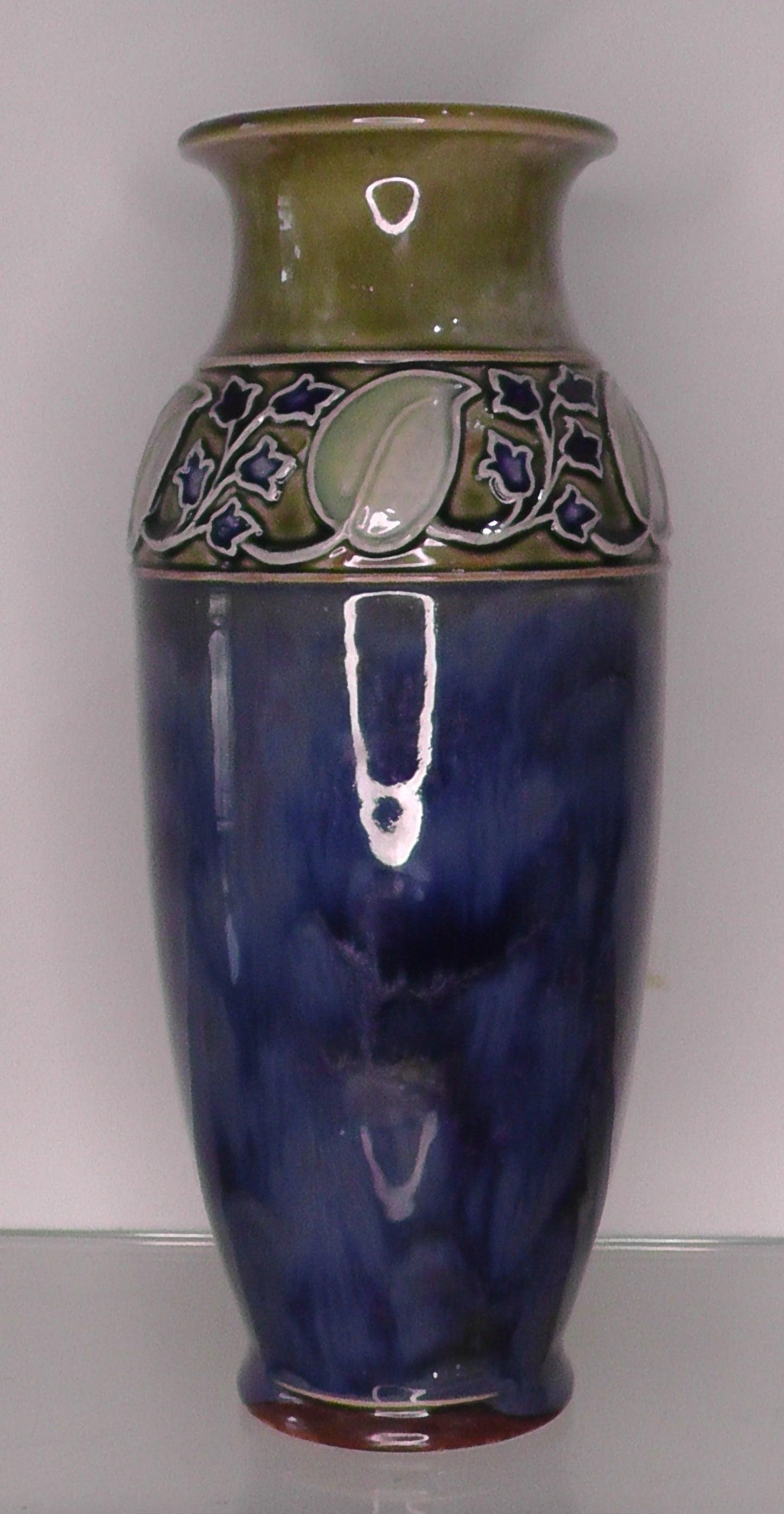 Large Doulton Stoneware Vase by Lily Partington