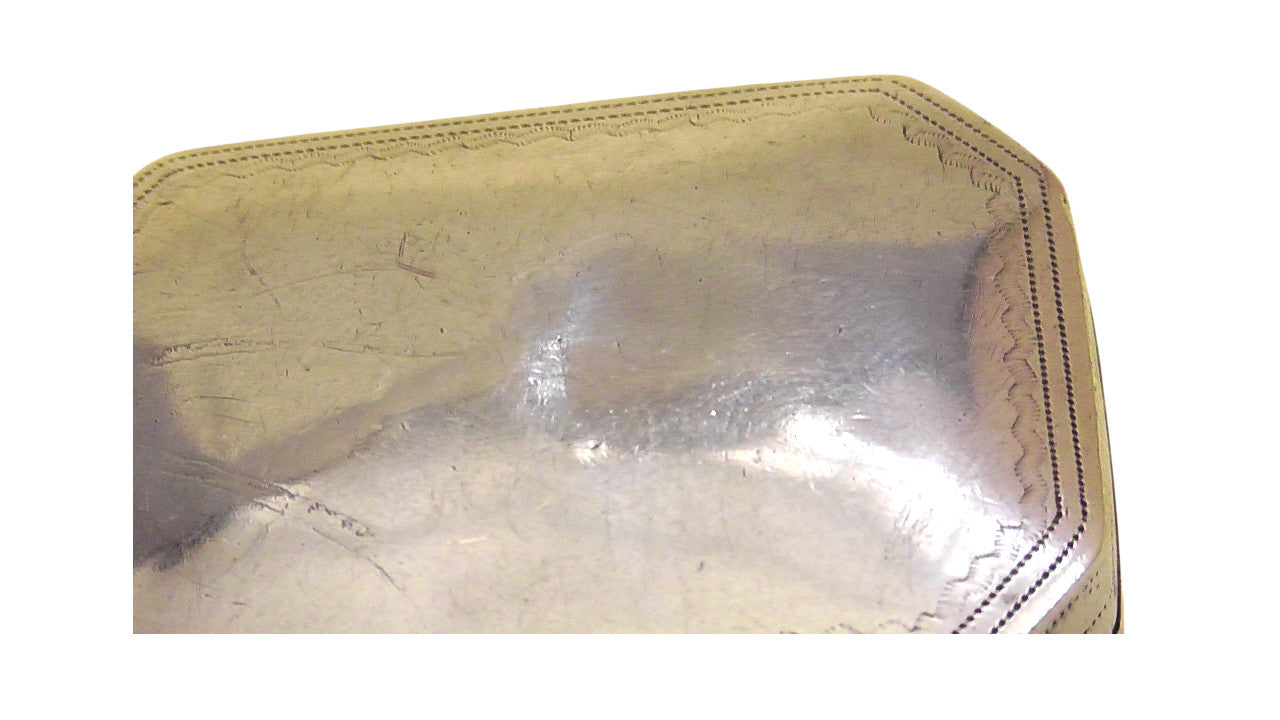 Solid Silver George III Vinaigrette Dates 1802 by Samuel Pemberton