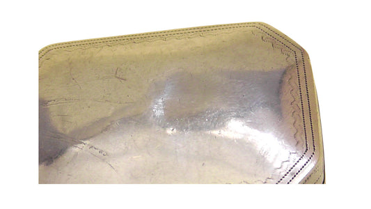 Solid Silver George III Vinaigrette Dates 1802 by Samuel Pemberton