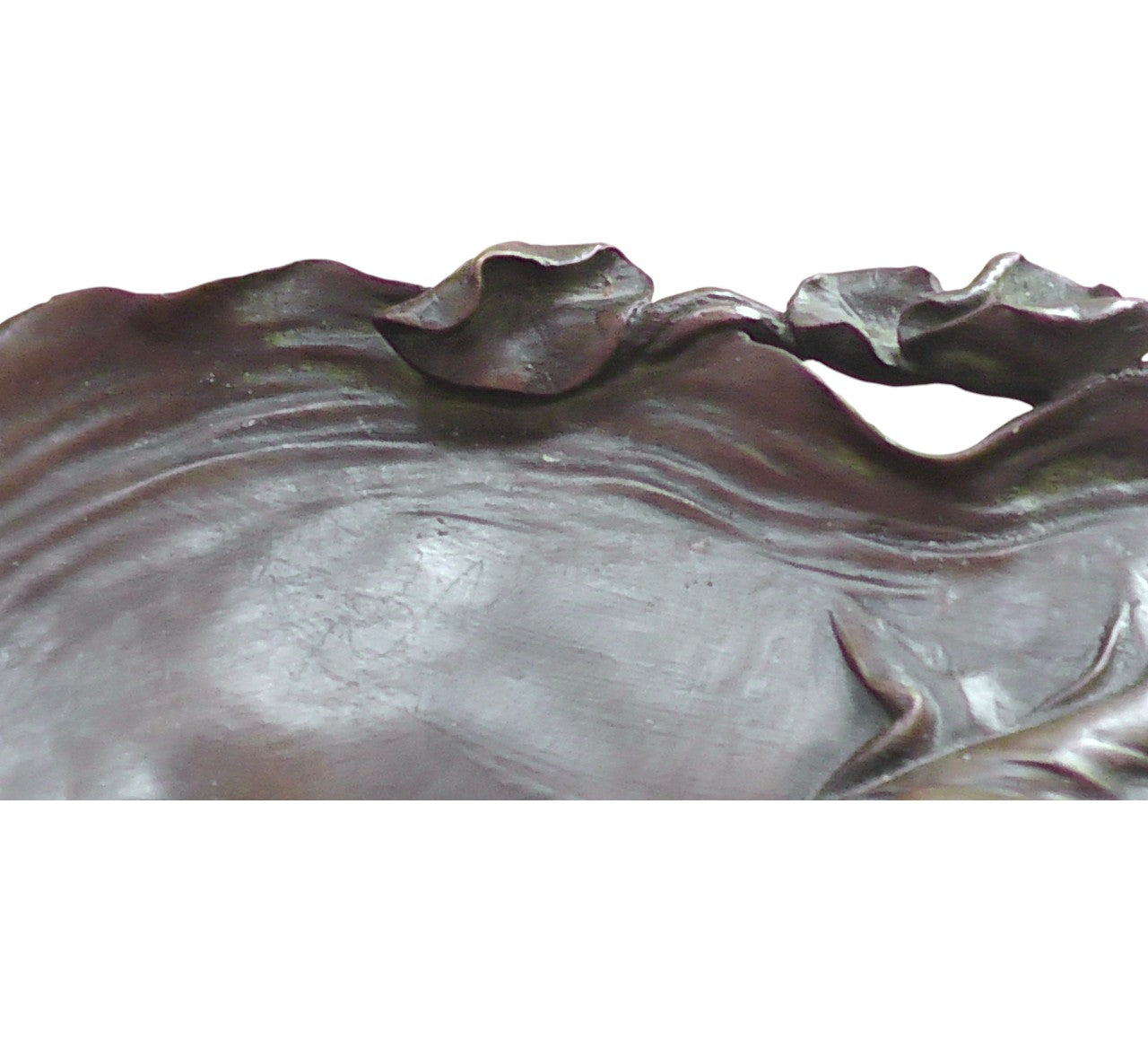Art Nouveau Style Bronze Maiden Bowl/Dish