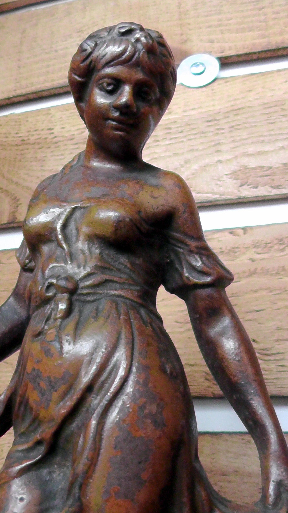 Late 19thC French Patinated Bronze Figure Modistie