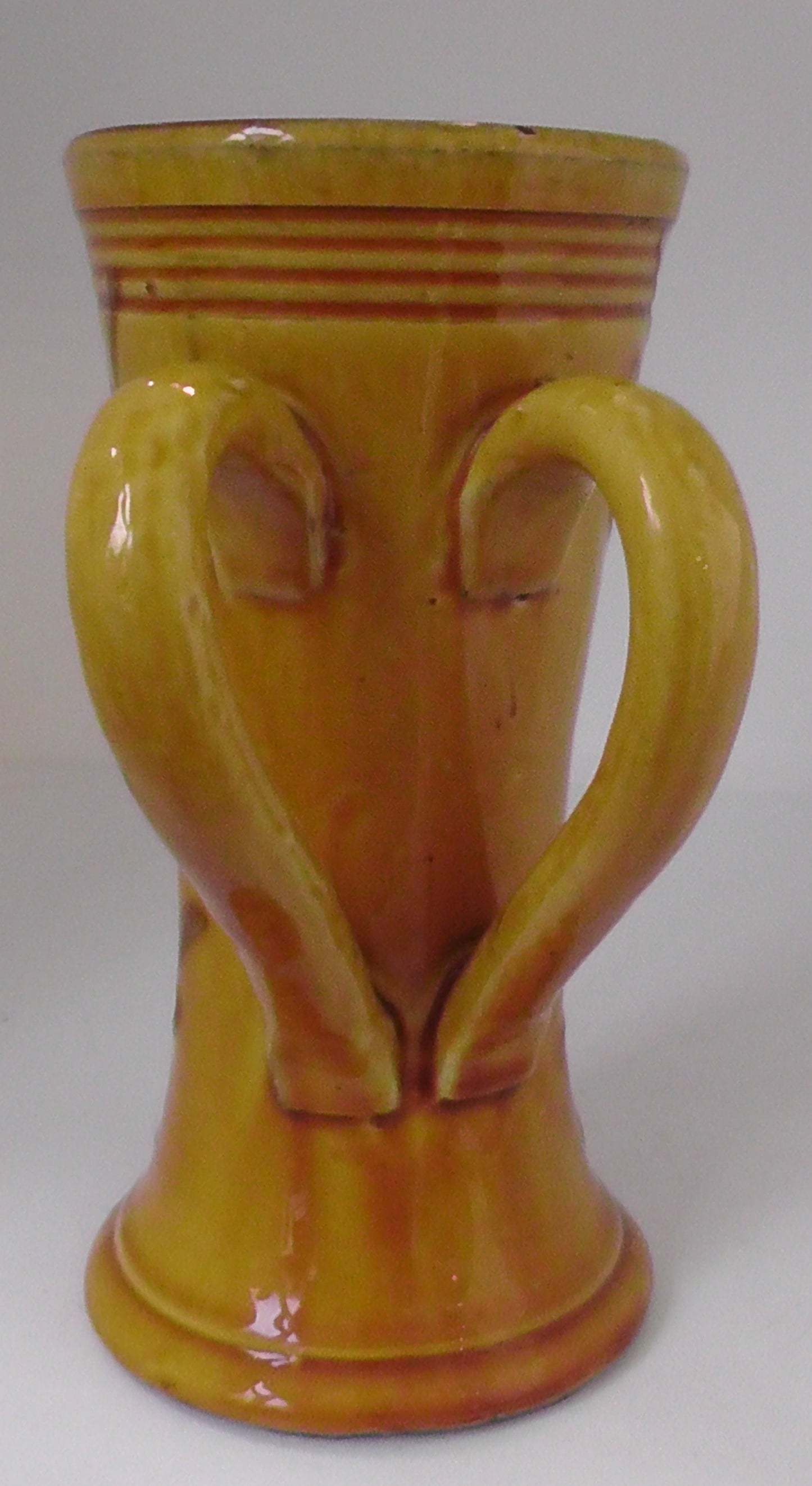 Antique Exeter Ware Motto Two Handled Jug/Cup