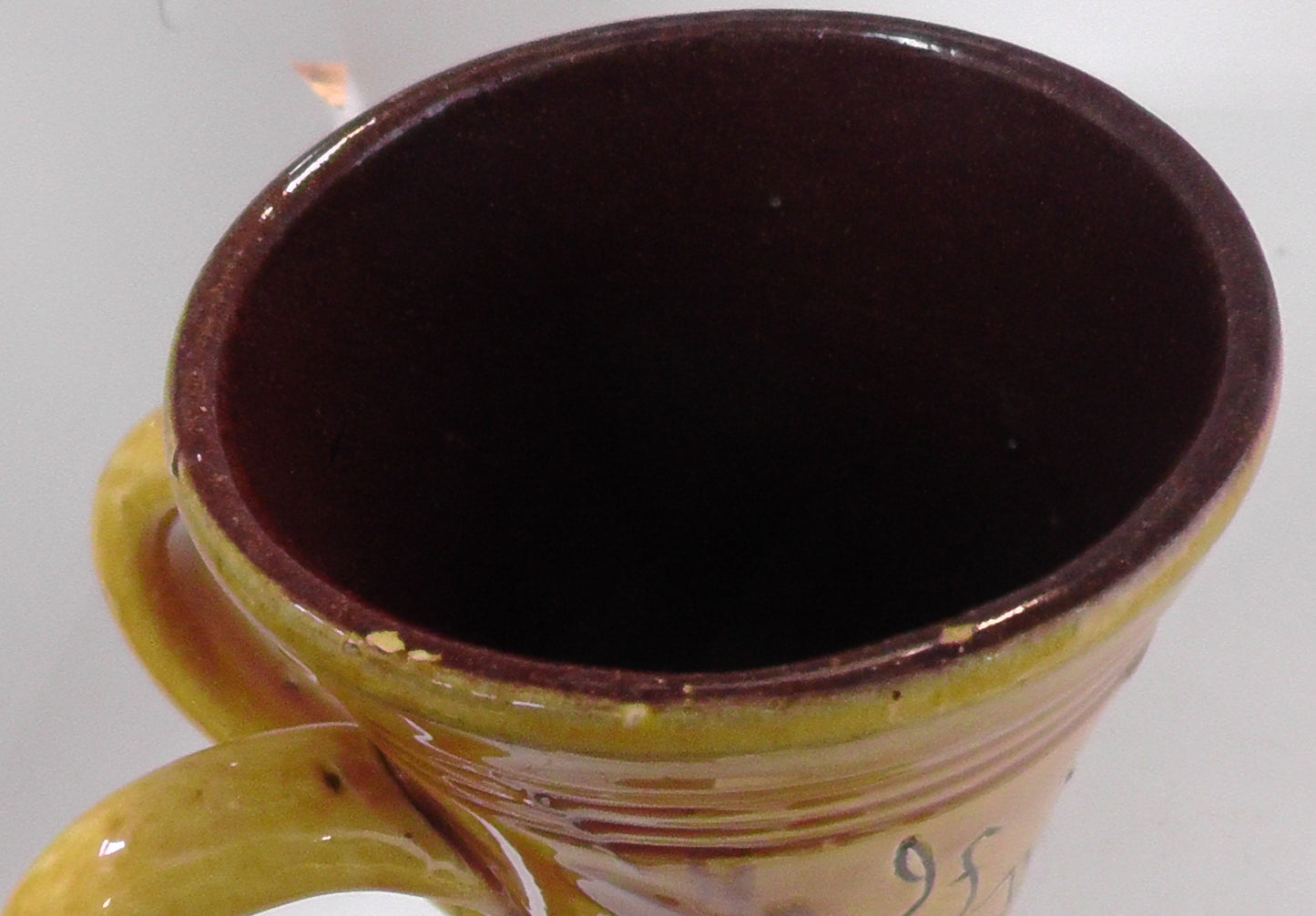 Antique Exeter Ware Motto Two Handled Jug/Cup