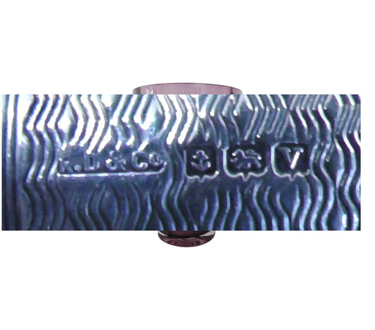 Solid Silver Napkin Ring dates 1945 Engraved Rosemary