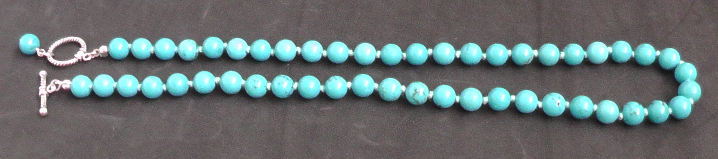 Silver and Turquoise Necklace