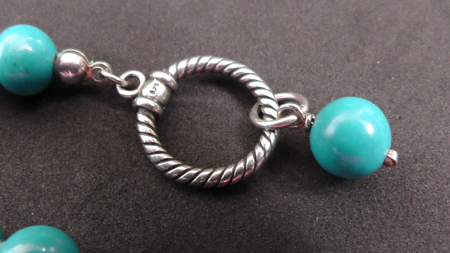 Silver and Turquoise Necklace