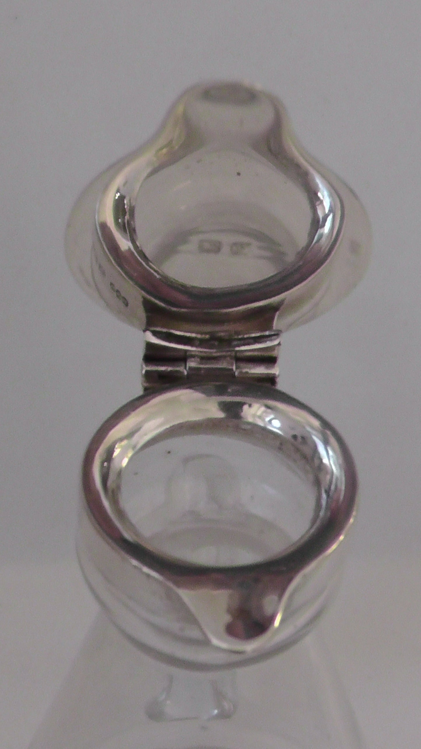 Solid Silver Whisky Noggin/Jug/Tot 1923 - Hukin & Heath