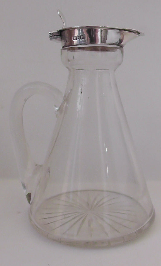 Solid Silver Whisky Noggin/Jug/Tot Dated 1909 - Goldsmiths & Silversmiths