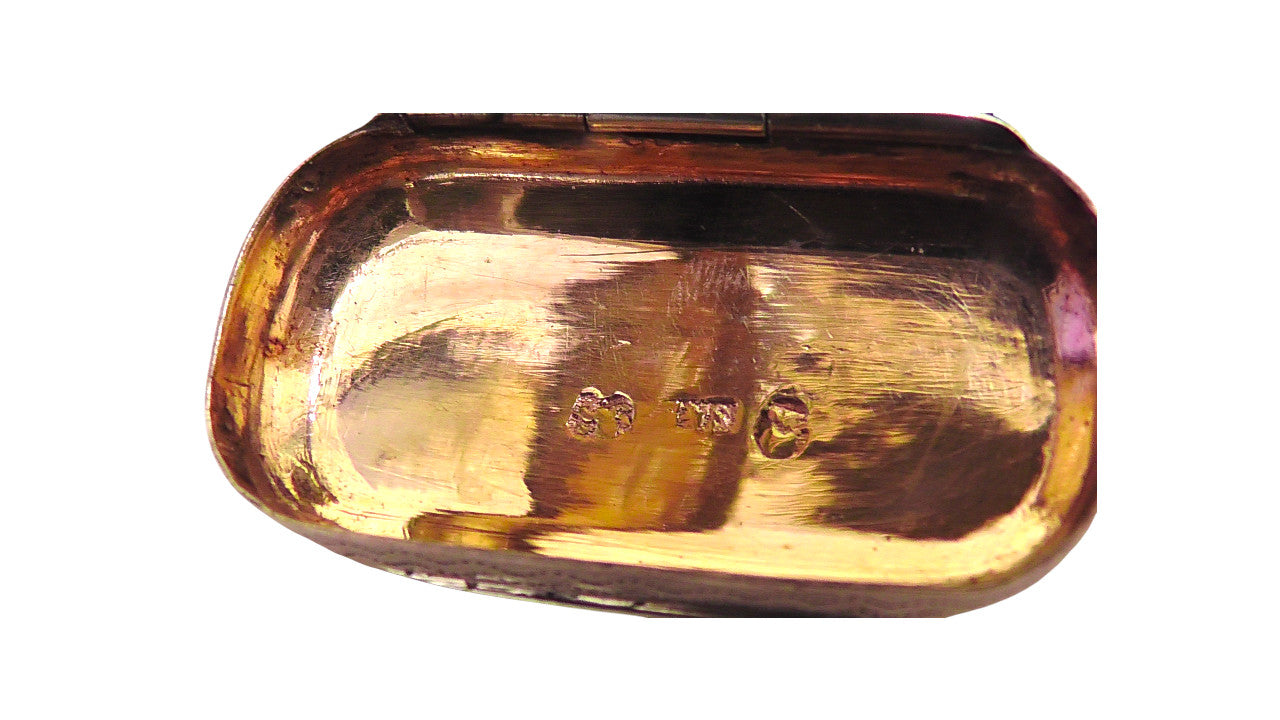 Solid Silver George III Vinaigrette Dates 1815
