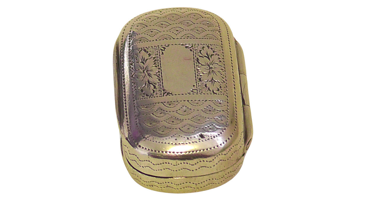 Solid Silver George III Vinaigrette Dates 1815