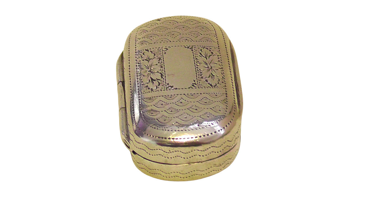 Solid Silver George III Vinaigrette Dates 1815