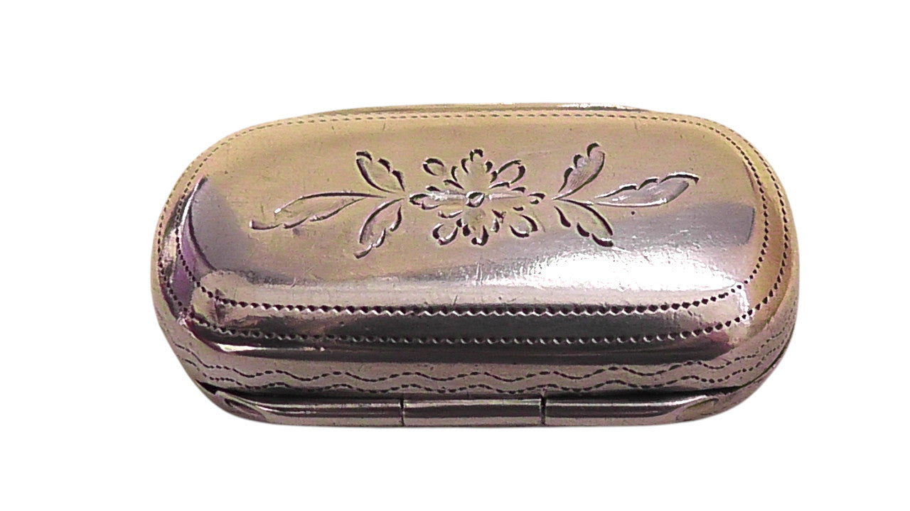 Solid Silver George III Vinaigrette Dates 1815