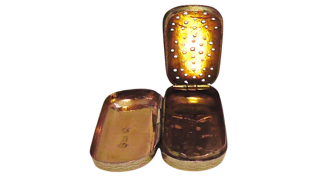 Solid Silver George III Vinaigrette Dates 1815