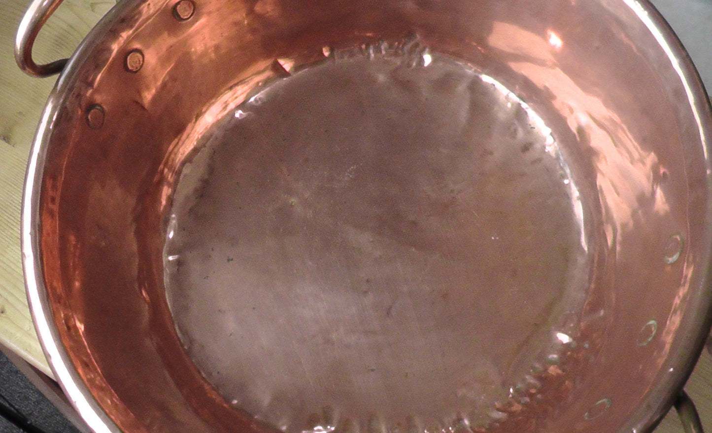 Victorian Large 15 Inch Copper Preserve Pan