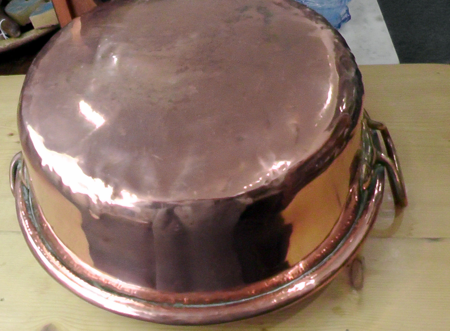 Victorian Large 15 Inch Copper Preserve Pan