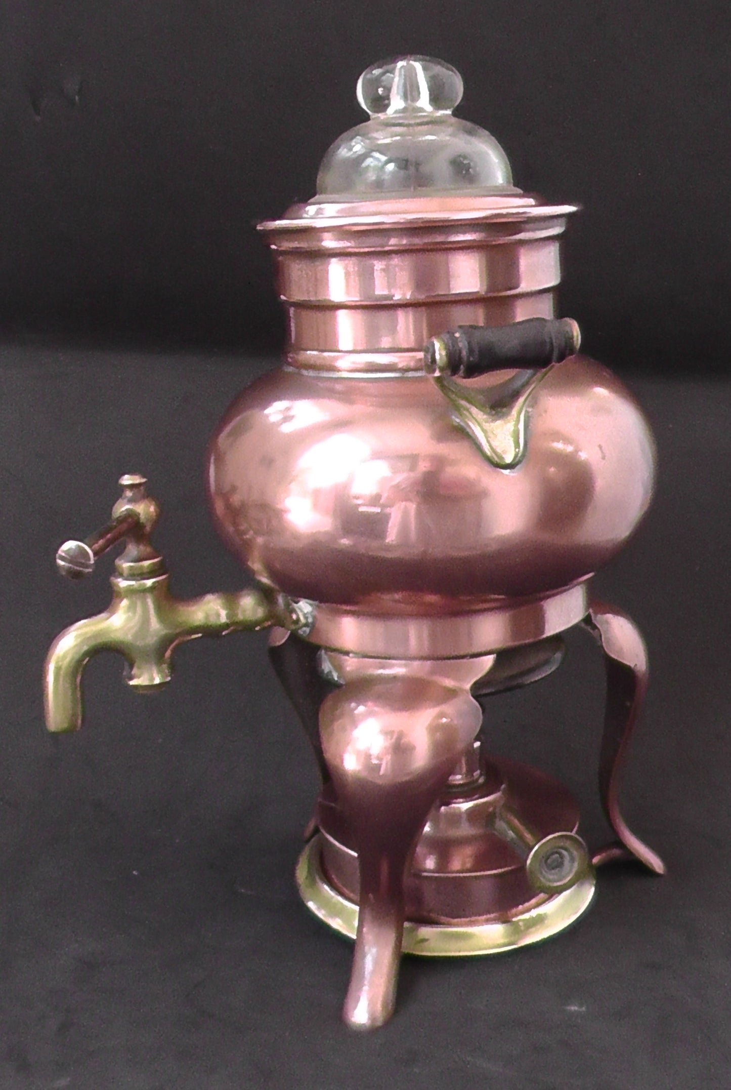 Antique Copper Coffee Perculator by Landers Frary & Clarke dates 1906