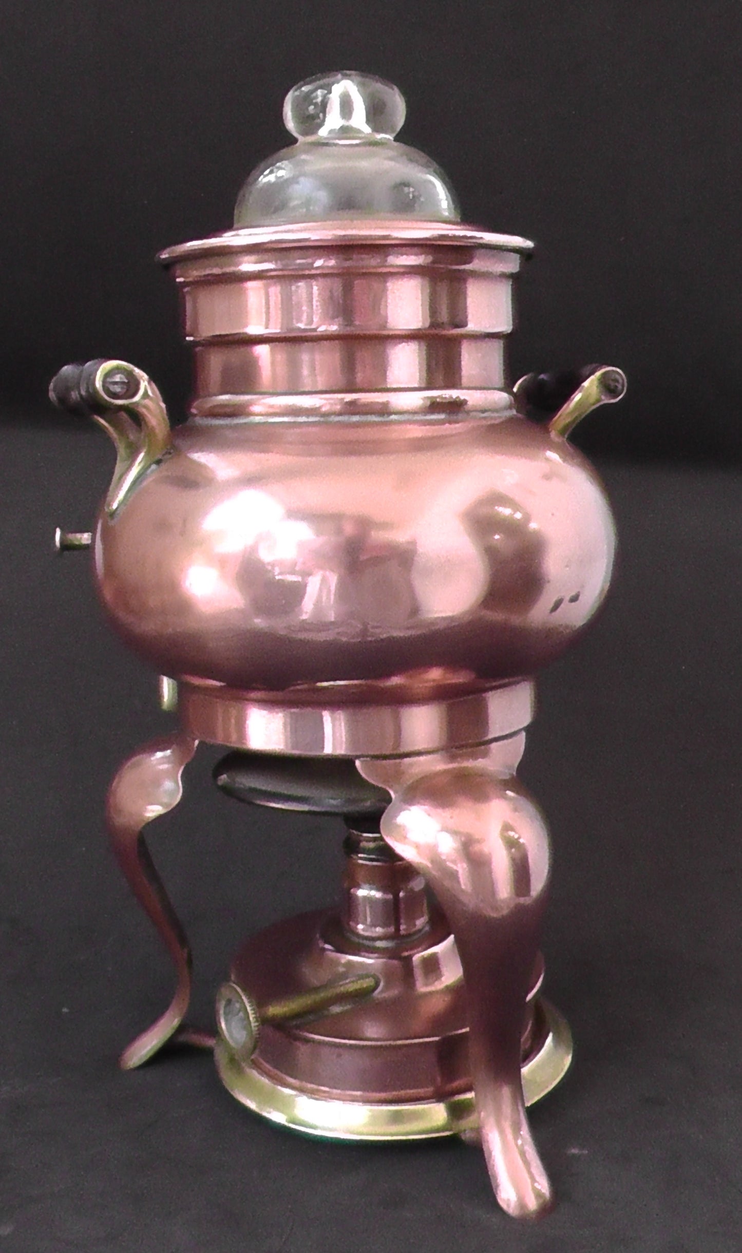 Antique Copper Coffee Perculator by Landers Frary & Clarke dates 1906