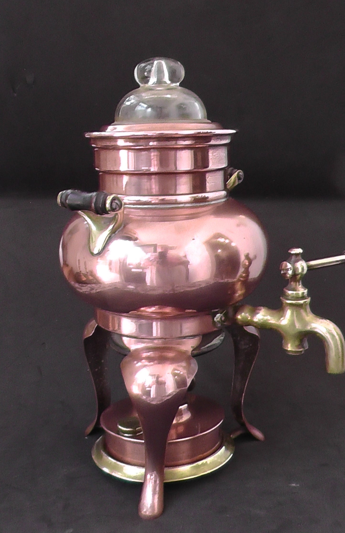 Antique Copper Coffee Perculator by Landers Frary & Clarke dates 1906