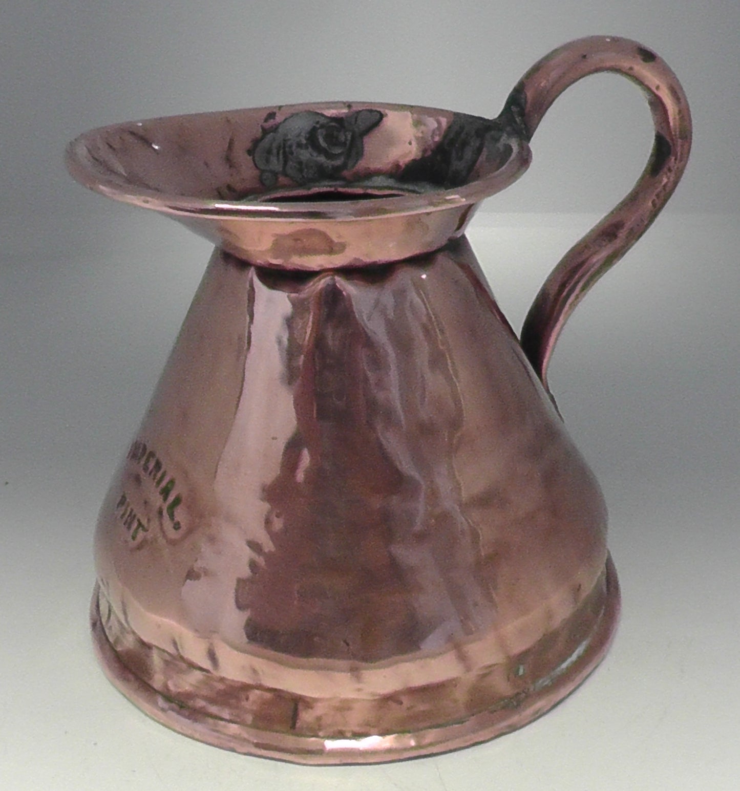 Victorian 1 Pint Copper Flagon/Harvest Jug