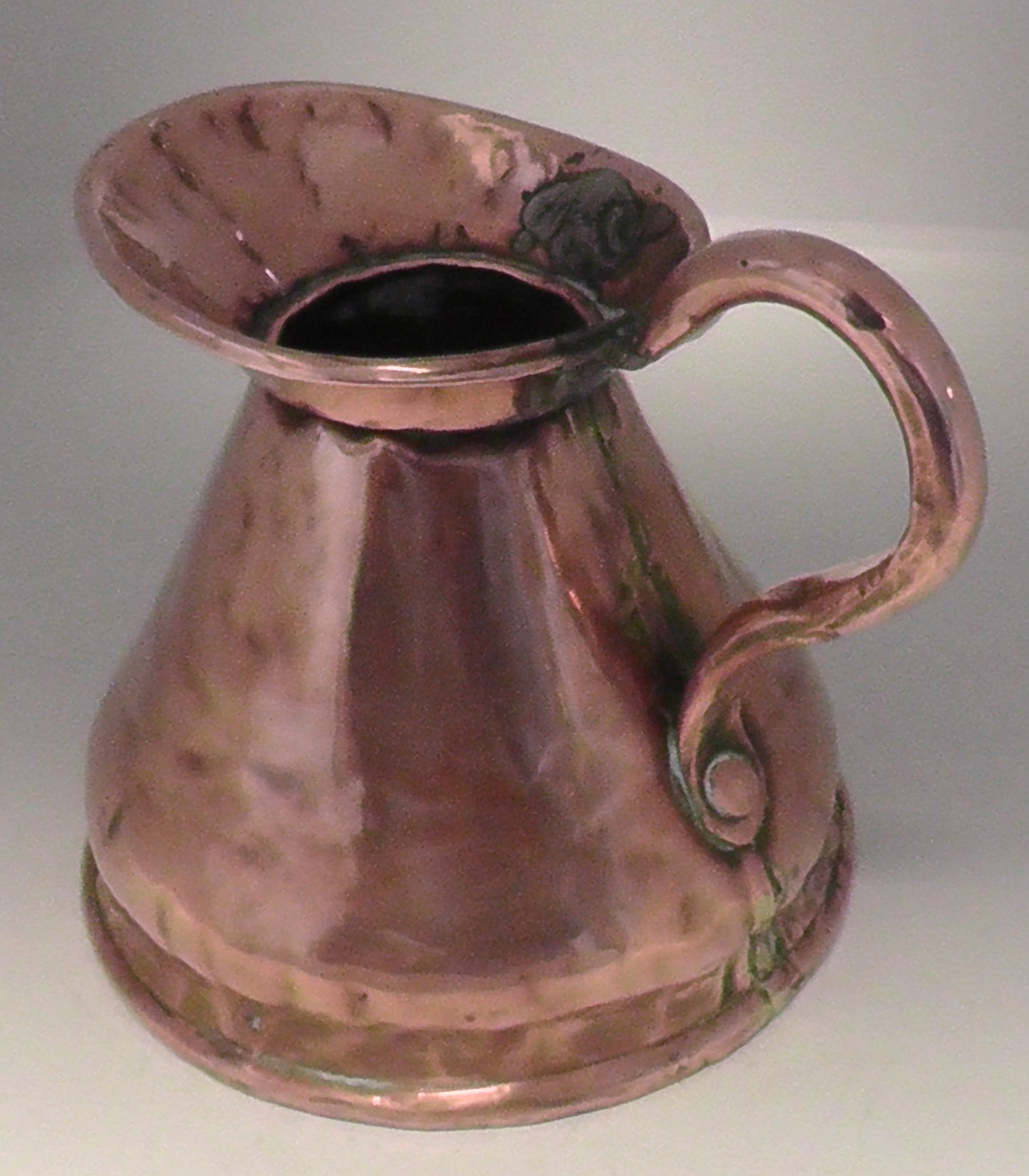 Victorian 1 Pint Copper Flagon/Harvest Jug