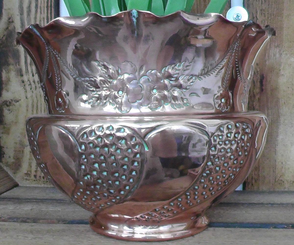Victorian/Edwardian Copper Vase/Planter