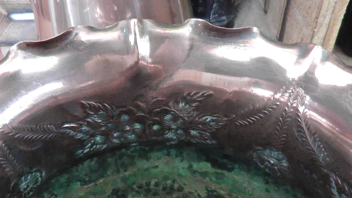 Victorian/Edwardian Copper Vase/Planter