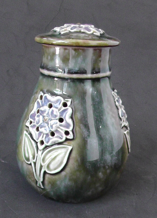 Miniature Art Nouveau Doulton Lambeth stoneware lidded Pot Pourri