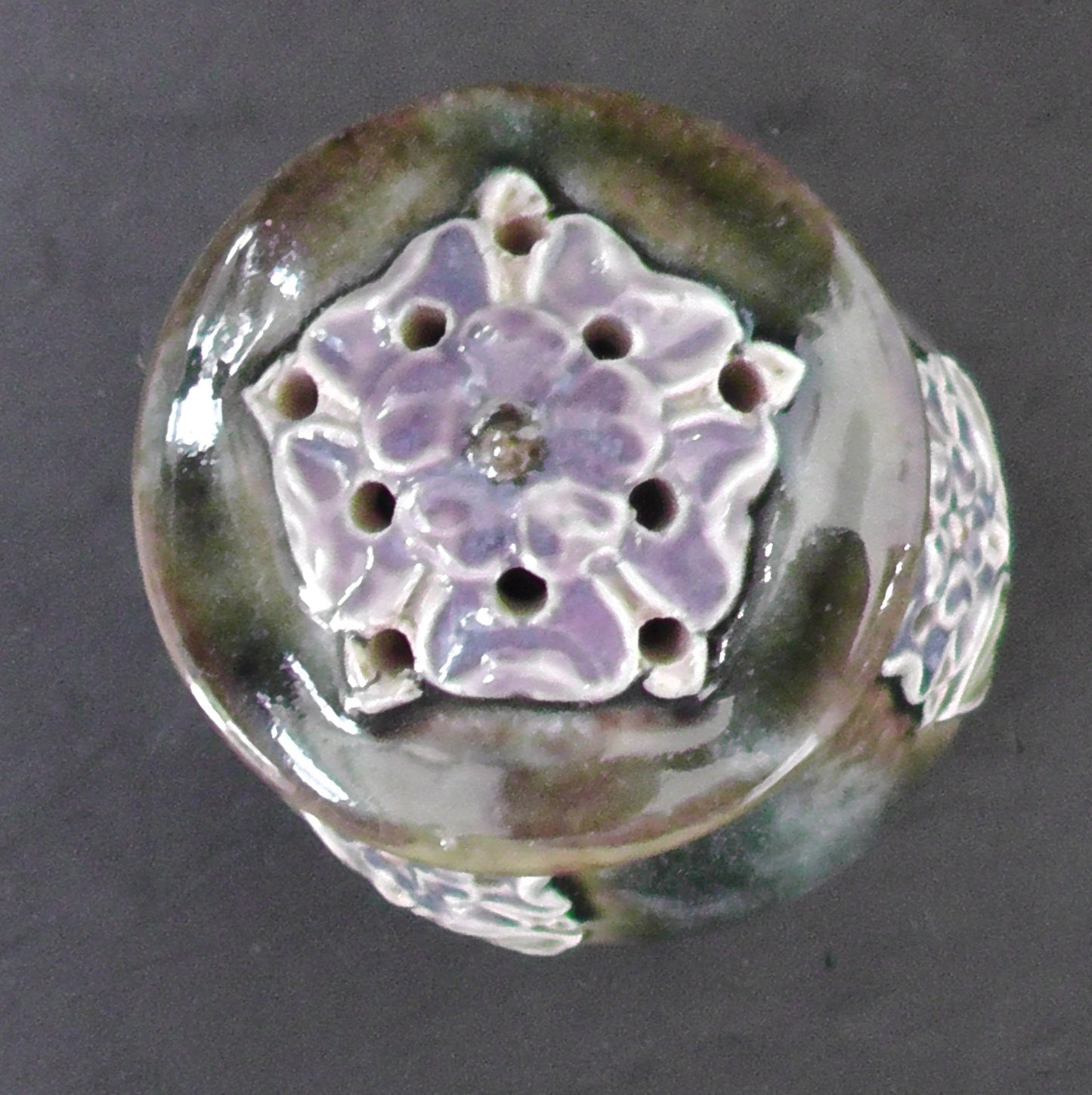 Miniature Art Nouveau Doulton Lambeth stoneware lidded Pot Pourri
