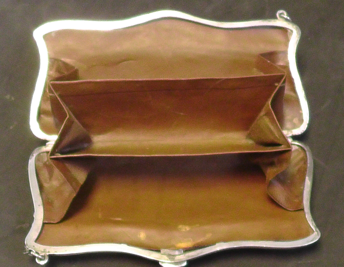 Antiques Solid Silver Finger Ring Purse Hallmarked 1919