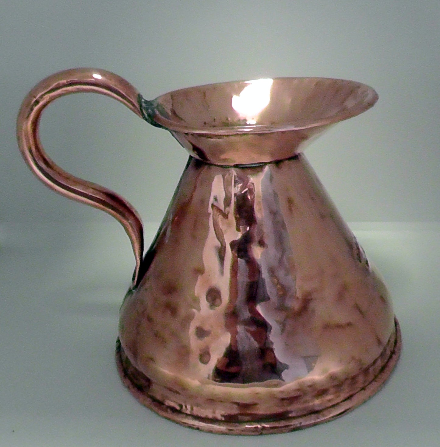 Victorian Quart Copper Flagon/Harvest Jug