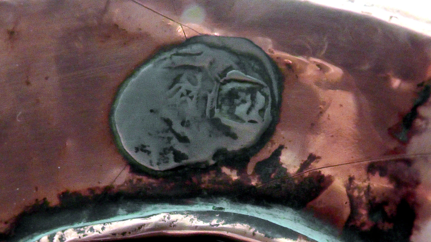 Victorian Quart Copper Flagon/Harvest Jug