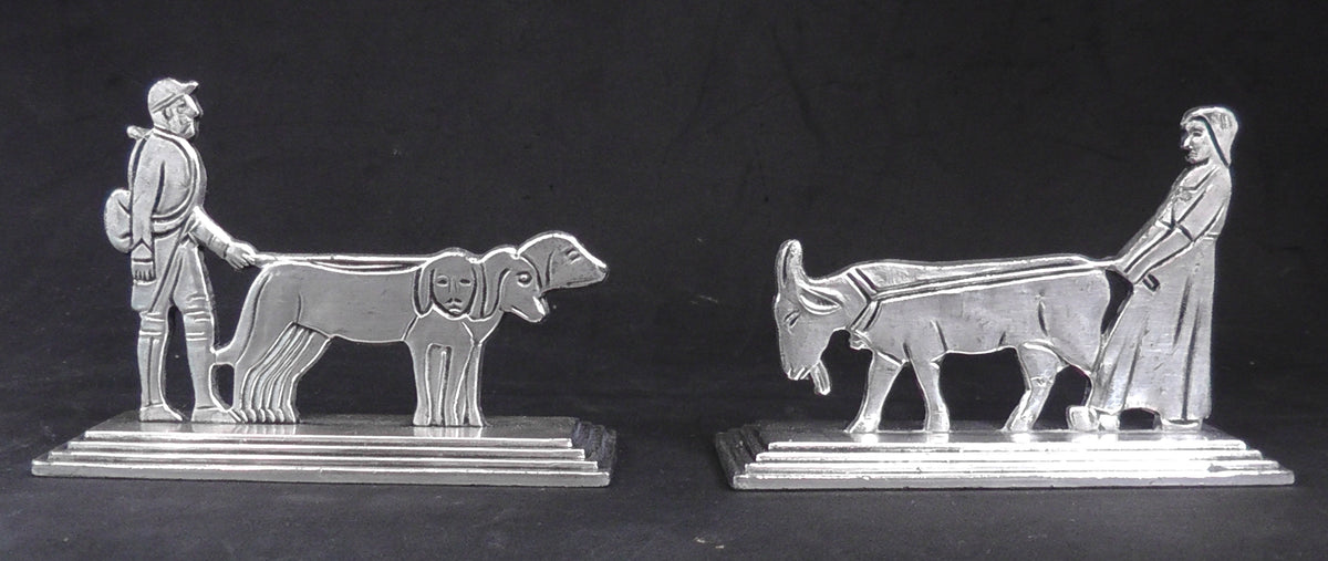 Art Deco Figural Knife Rests - French?