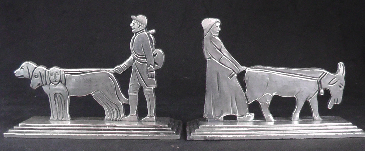 Art Deco Figural Knife Rests - French?