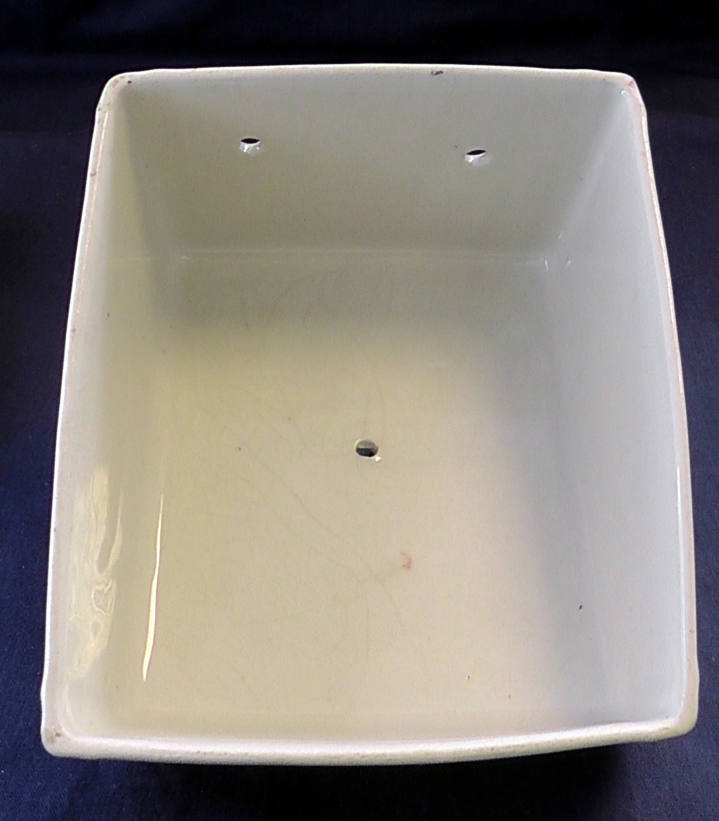Vintage Art Deco Cheese/Butter Dish - Roses Design