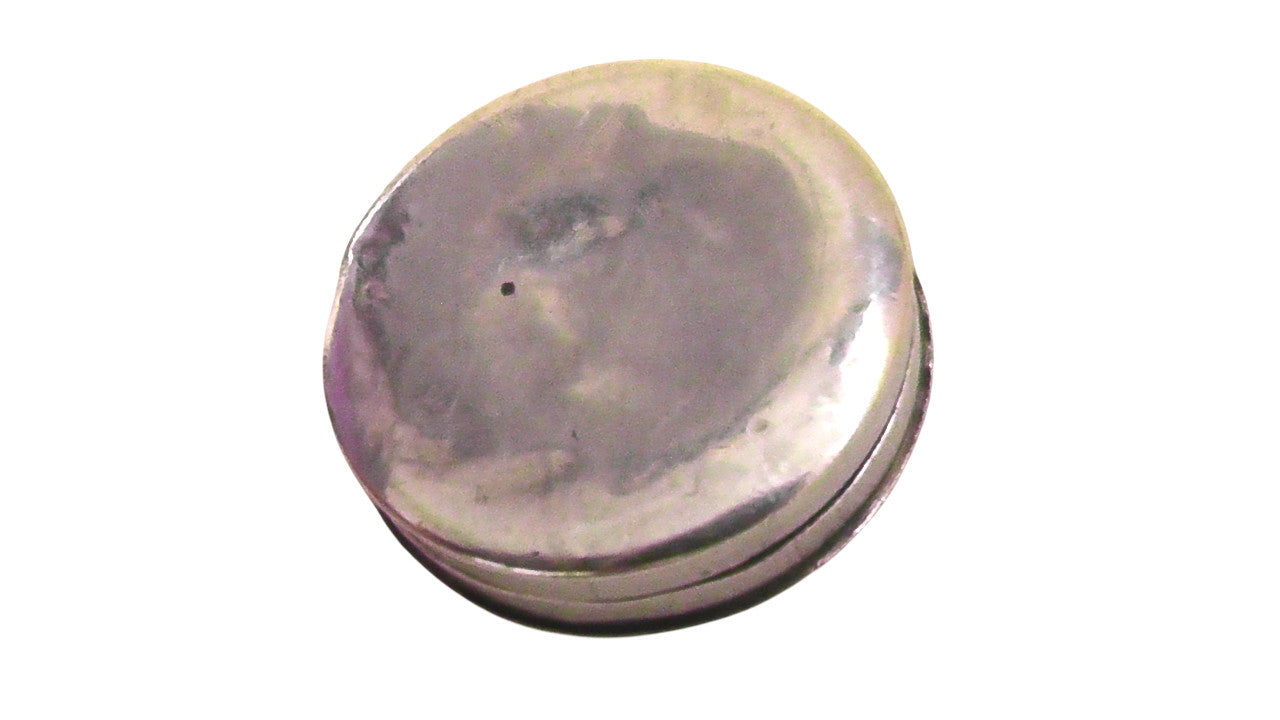Solid Silver George III Round Patch Box dated 1809 by Samuel Pemberton