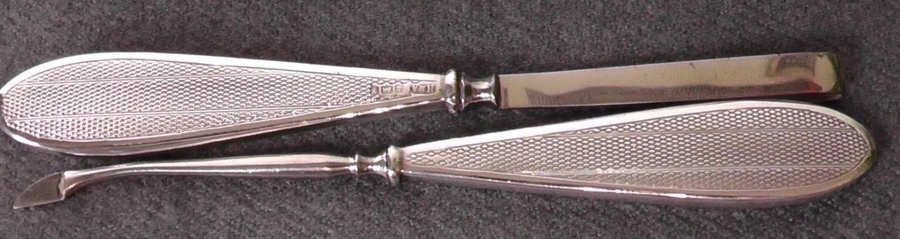 Art Deco 7 Piece Cased Manicure Set - Horton & Allday dates 1923