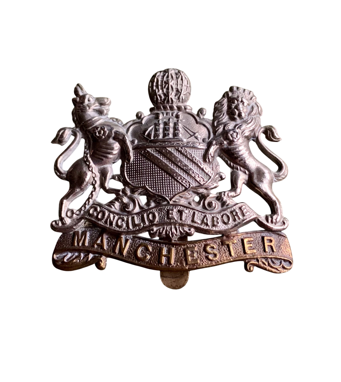 WWI 1st Pattern Manchester Regiment OR's Cap Badge