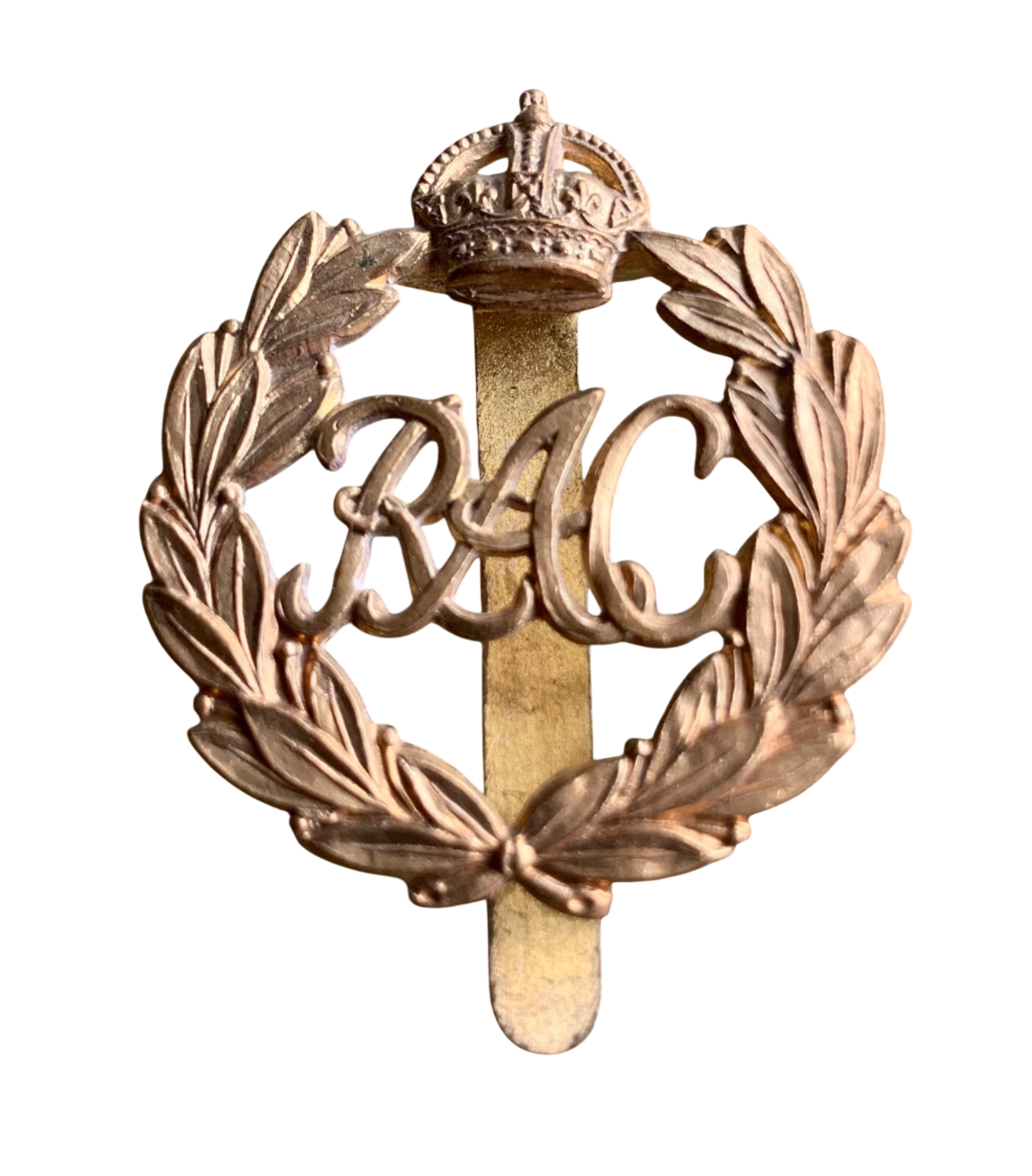 Royal Armoured Corps (1st Pattern- Kings Crown) Cap Badge