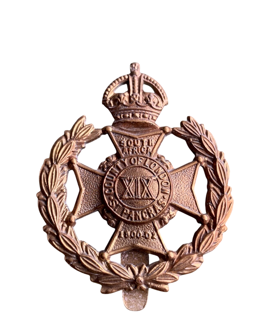 Original 19th (County of London) Battalion (St Pancras) Cap Badge