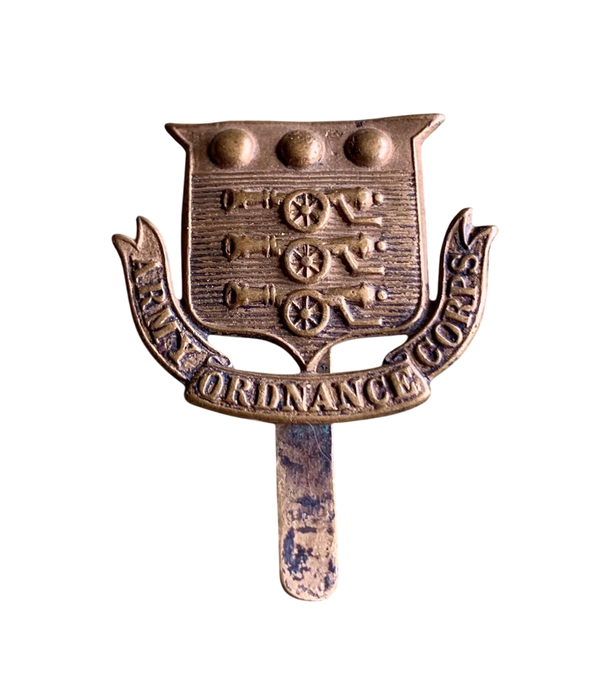 WW1 Army Ordnance Corps Cap Badge