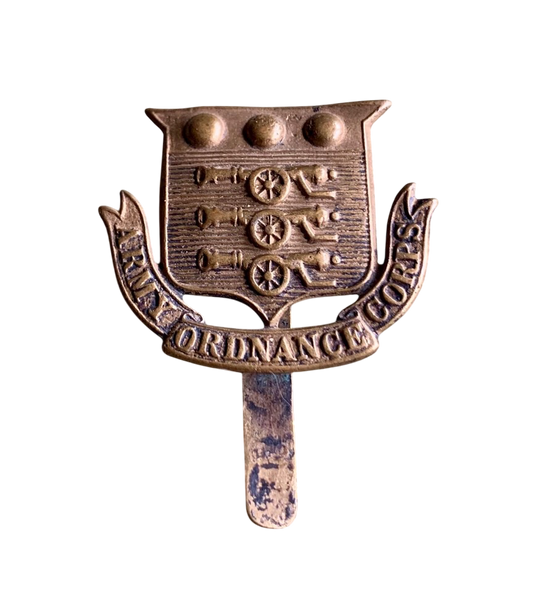 WW1 Army Ordnance Corps Cap Badge