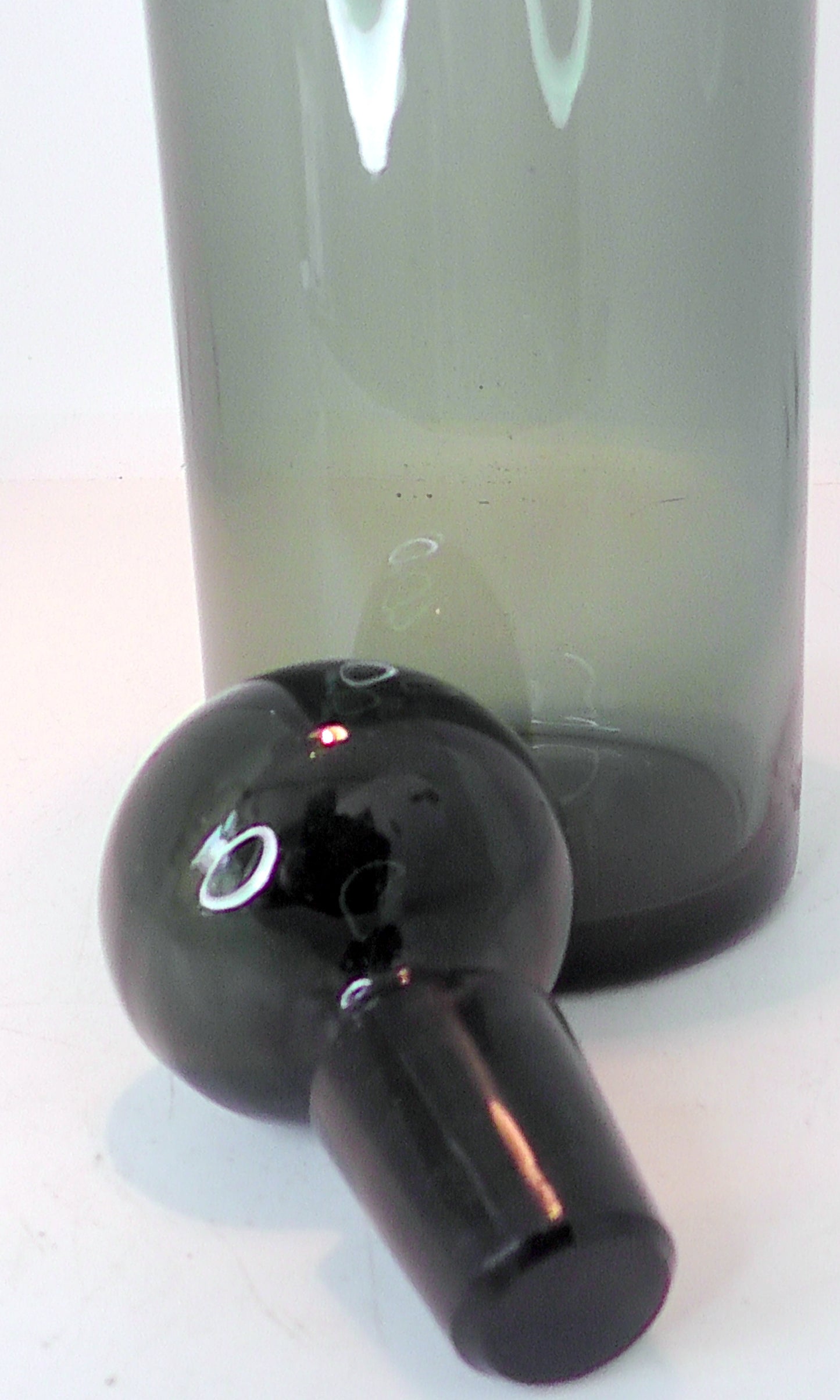 Mid Century Saara Hopea Decanter: Nuutajarvi Notsjo Finland