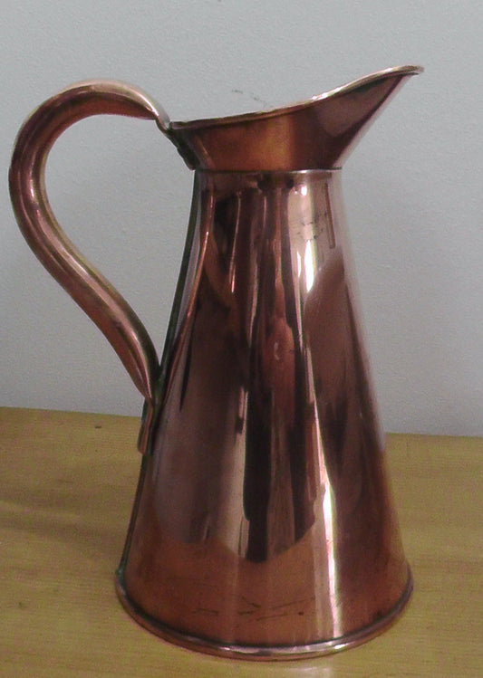 JS & S Sankey Size 1 Copper Jug (Neptune Mark)