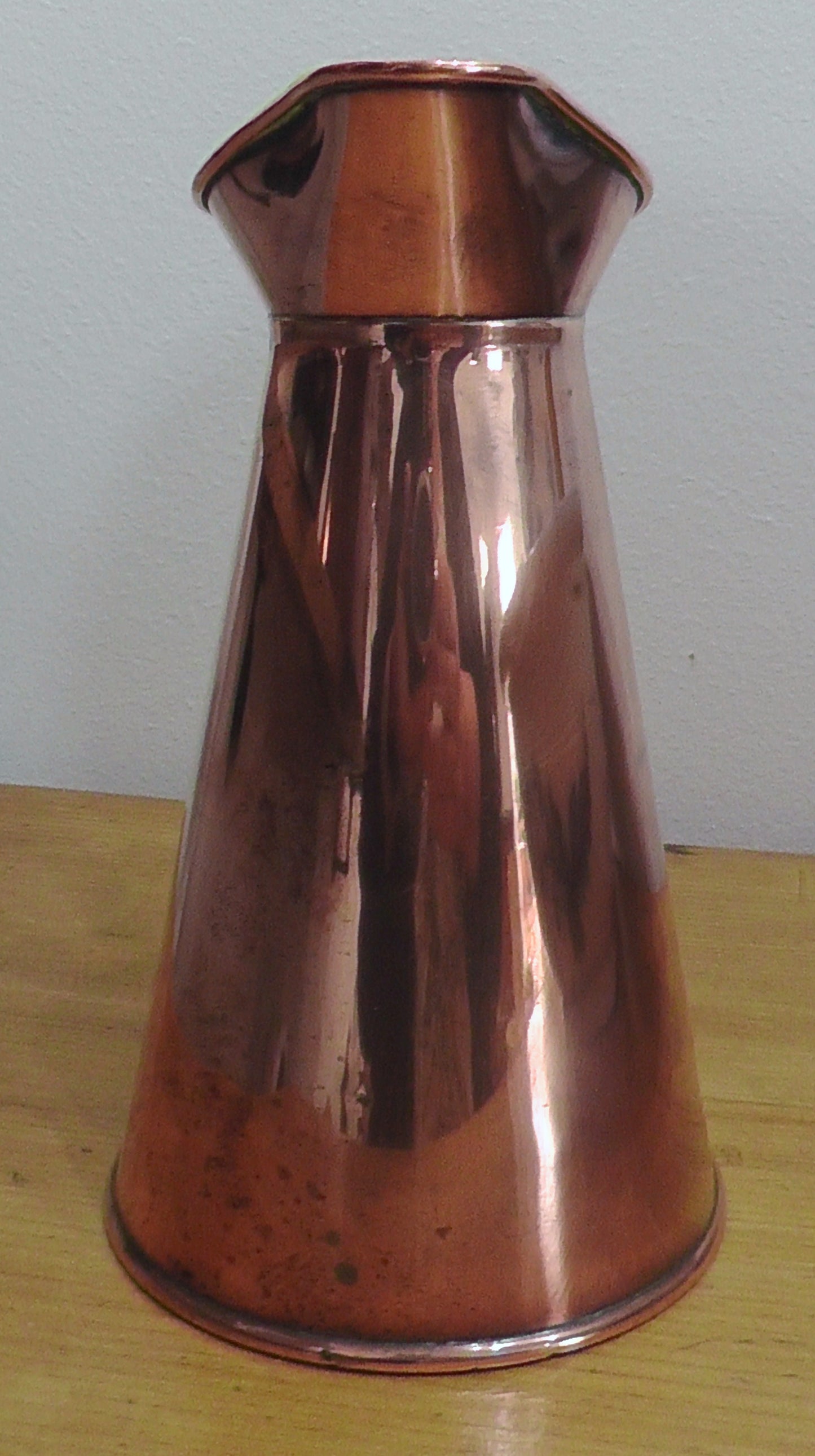 JS & S Sankey Size 1 Copper Jug (Neptune Mark)